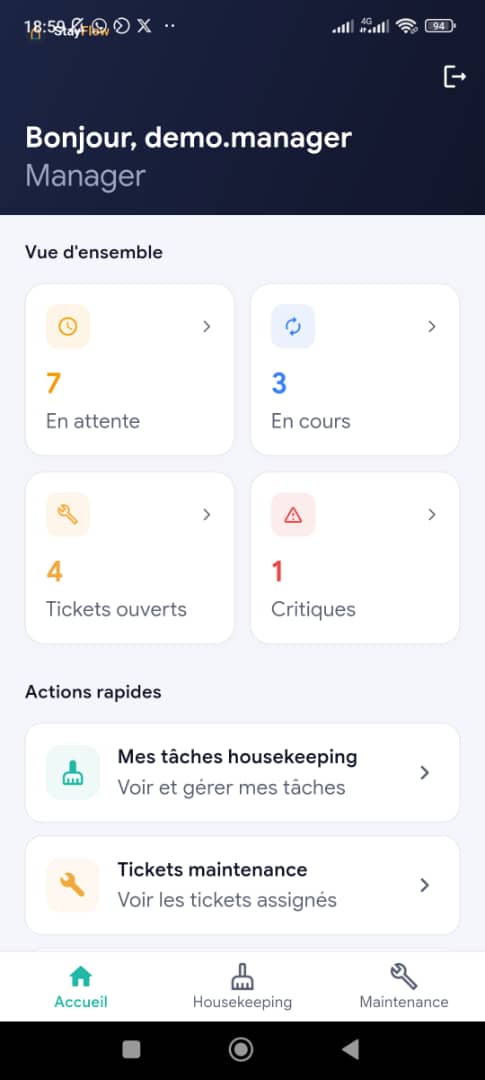 Accueil — vue d'ensemble
